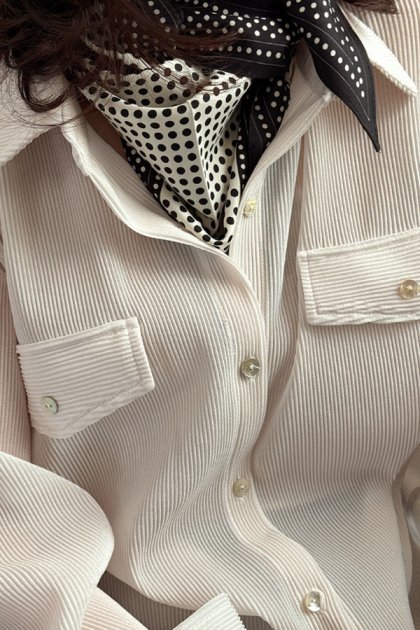 Ruffly Dot Scarf