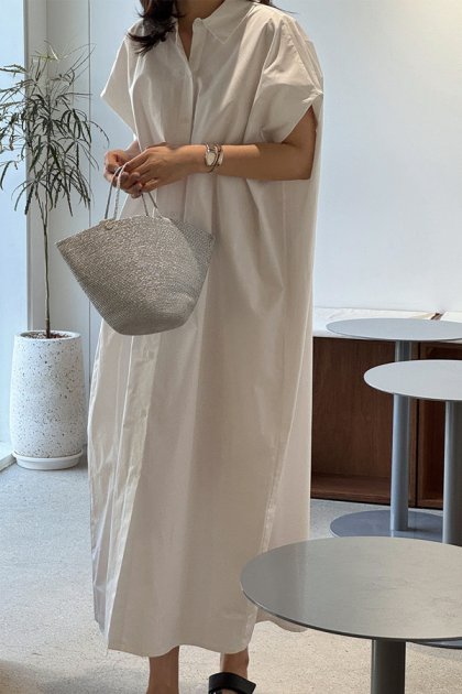 Char shirt dress