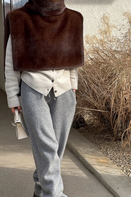 holic 5022 knit jogger pants