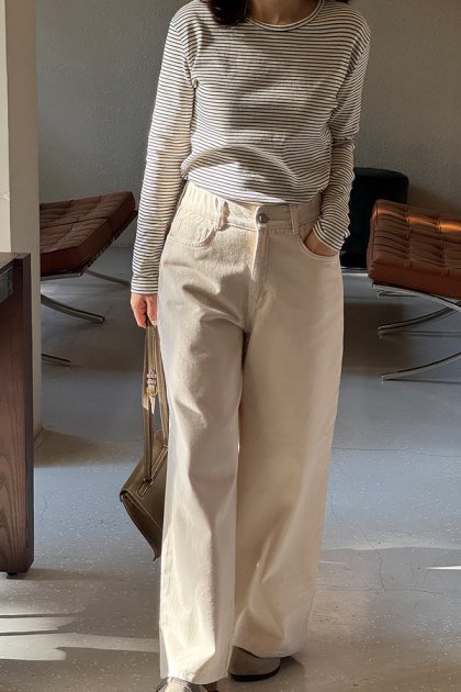 holic 5021 fleece cotton pants