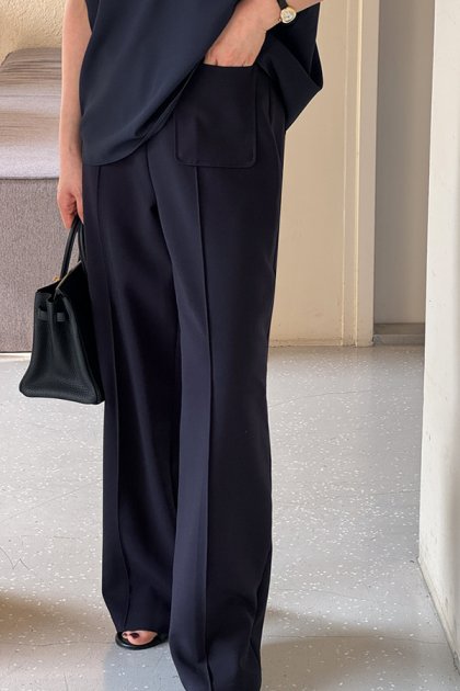 holic 5108 Pocket Elastic Slacks