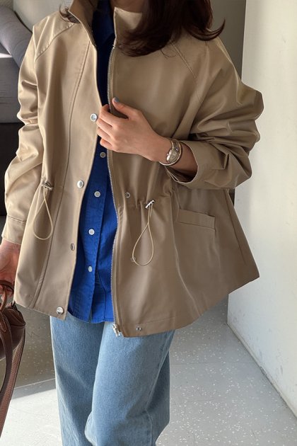 Maelo high-neck jacket